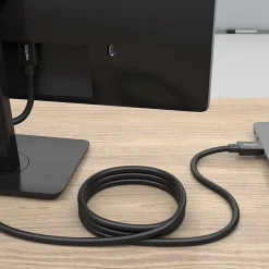 Staples TECH 25 ft. HDMI to HDMI Audio/Video Cable, Male to Male, Black (ST62476)