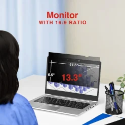 Staples TECH Anti-Glare Privacy Filter for 13.3