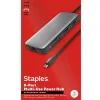 Staples TECH 8-Port Hub, Gray (ST62383)