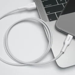 Staples TECH USB-C to USB-A Charging Cable, 6.5 ft., White (ST62338)