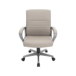 Staples Tervina Ergonomic Luxura Swivel Manager Chair, Taupe (56905V-CC)