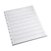 Staples To-Do Arc Notebook System Refill Paper, 8.5" x 11", 50 Sheets, Cornell Ruled,White (19995)