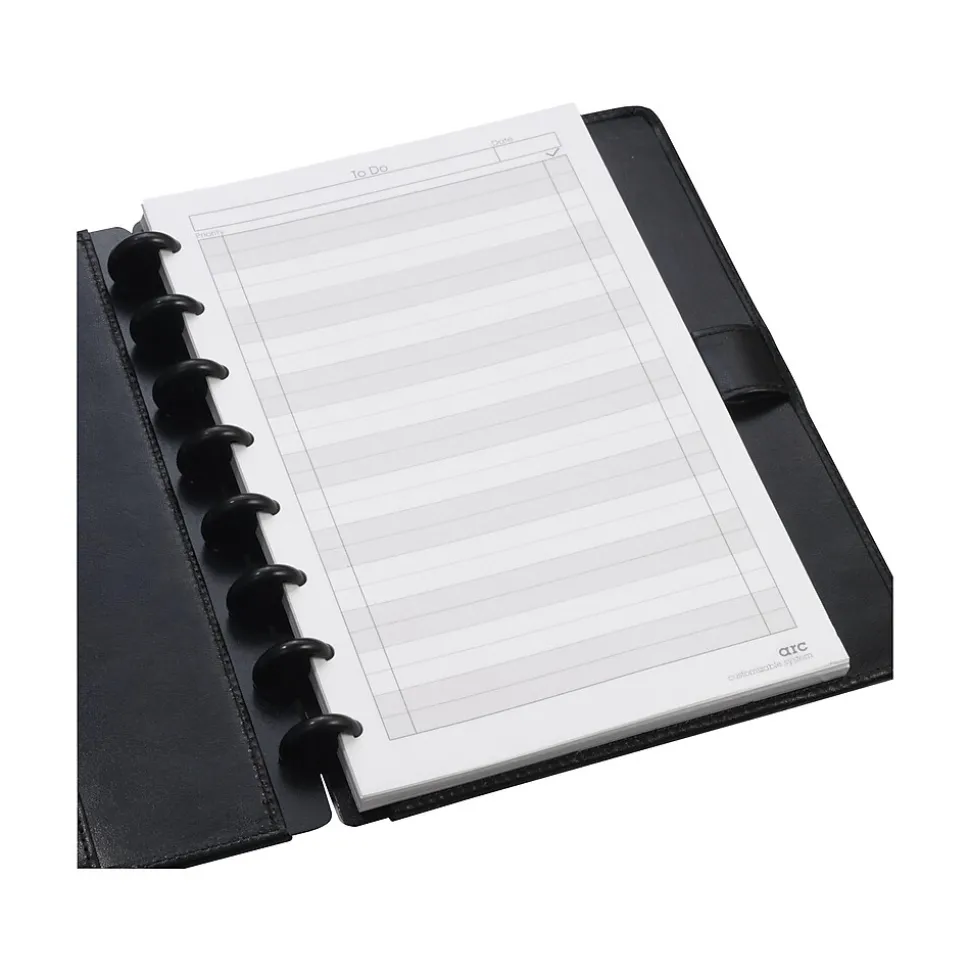 Staples To-Do Customizable Notebook Accessories, 5.5" x 8.5", Cornell, 50 Sheets, White, /Pack (19994STP)