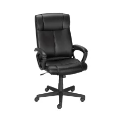 Staples Turcotte Ergonomic Luxura Swivel Computer and Desk Chair, Black (61303-CC)