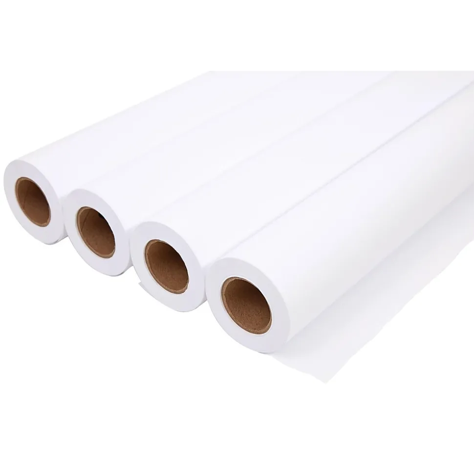 Staples Wide Format CAD Bond Paper, 30" x 150', 4/Carton (26656-CC)