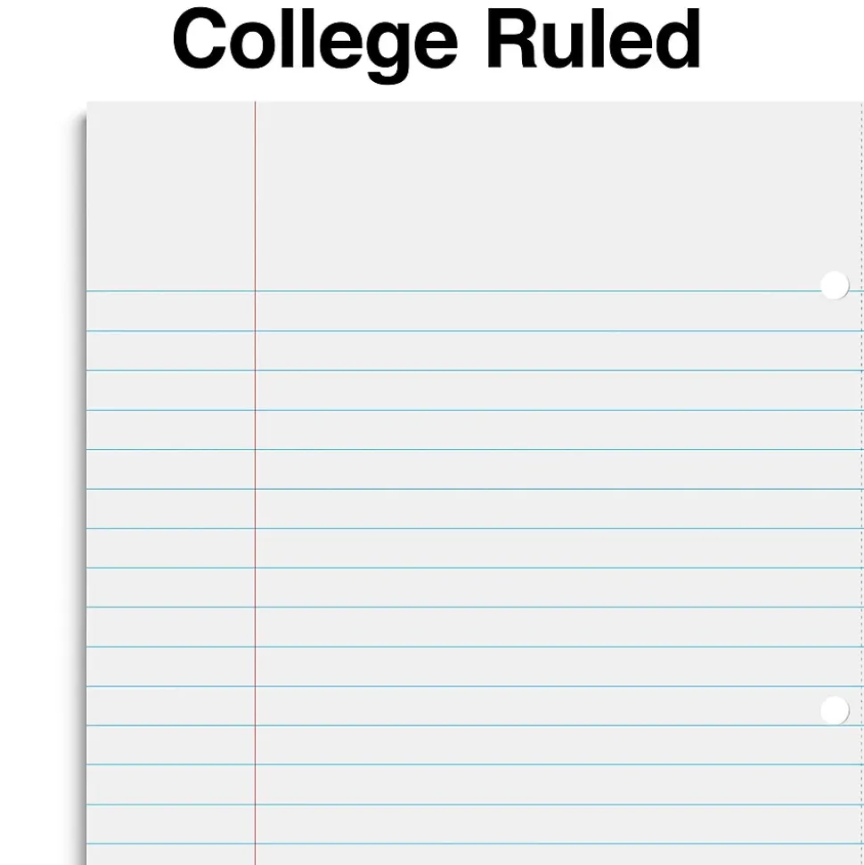 Staples Wireless 1-Subject Notebook, 8.5" x 11", College Ruled, 80 Sheets, Green (ST58380C)