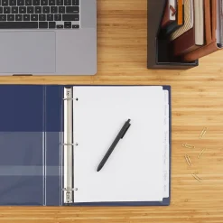 Staples Write-On Write & Erase Paper Divider, 8 Tabs, White/White Tabs, 4 Sets (13510/23178)