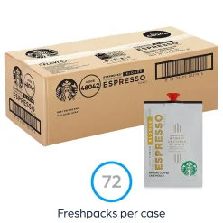 Starbucks Blonde Espresso Coffee Starbucks Verisimo Freshpack, Espresso Roast, 72/Carton (MDR00219)