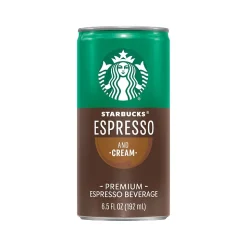Starbucks Doubleshot Espresso & Cream Cold Brew Coffee, 6.5 fl. oz., 24/Carton (19286)