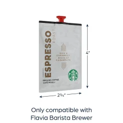 Starbucks Espresso Coffee Starbucks Verisimo Freshpack, Blonde Roast, 72/Carton (MDR00218)