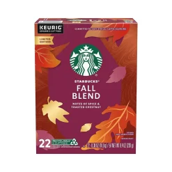 Starbucks Fall Blend Coffee Keurig K-Cup Pods, Medium Roast, 22/Box (12581318)