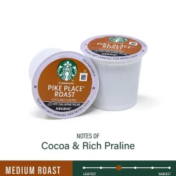 Starbucks Pike Place K-Cup Pods, Medium Roast, 72/Box (220-02158)