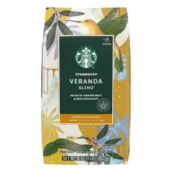 Starbucks Veranda Blend Ground Coffee, Blonde Roast, 16 oz. (11019631)