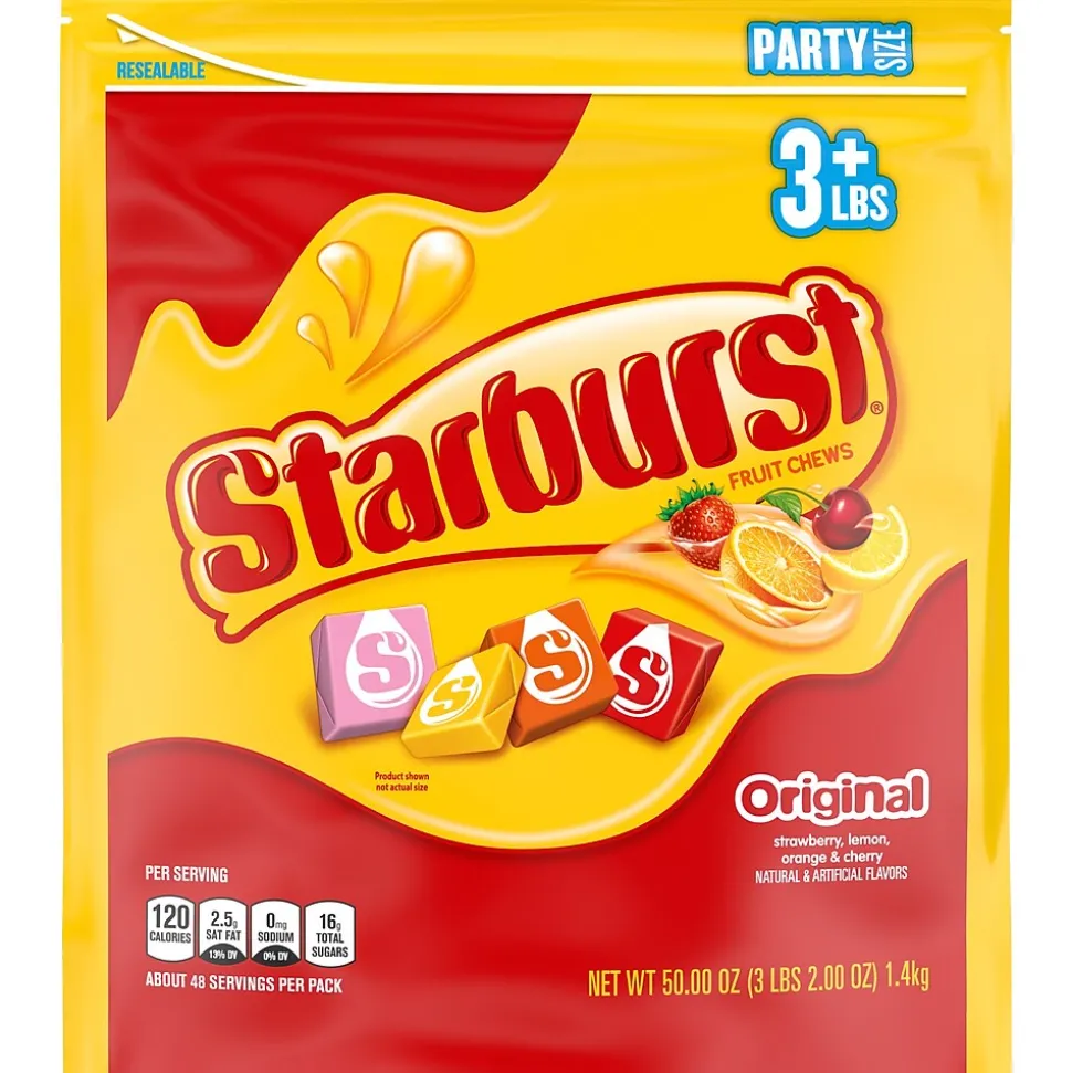 Starburst Original Fruit Chews Candy, 50 oz. (WMW28086)