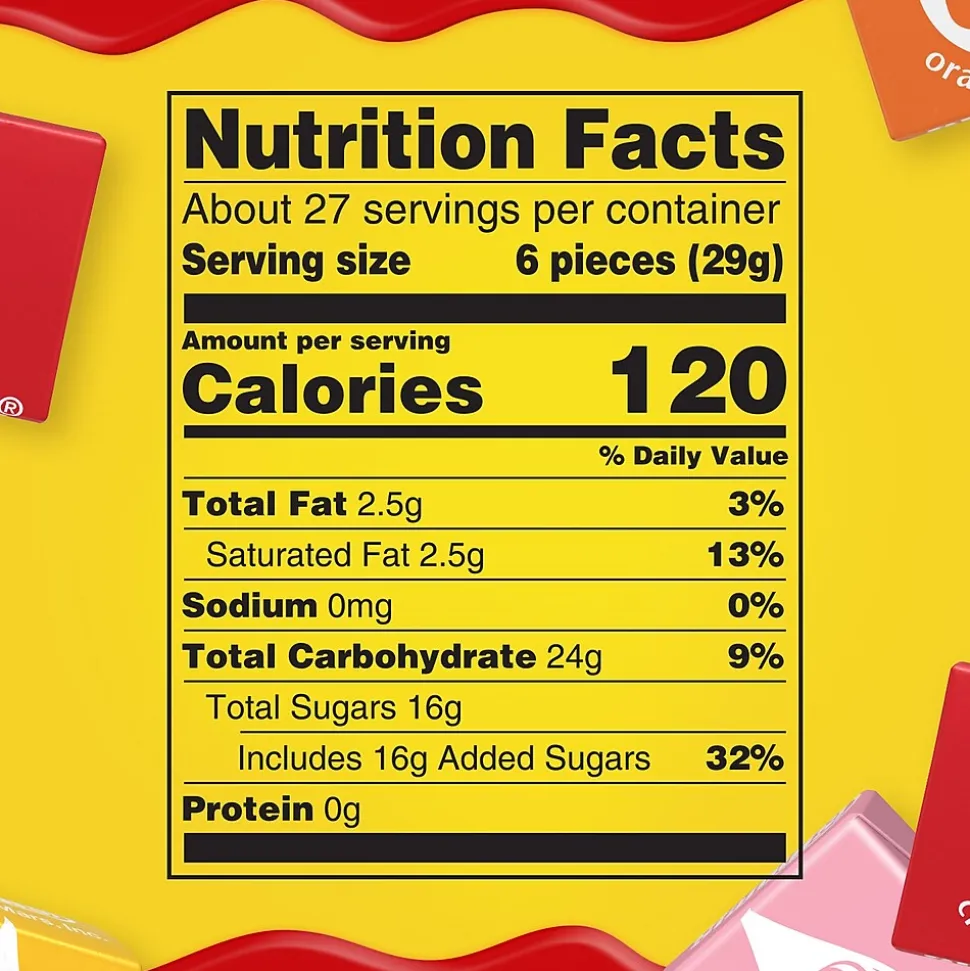 Starburst Original Fruit Chews Candy, 50 oz. (WMW28086)