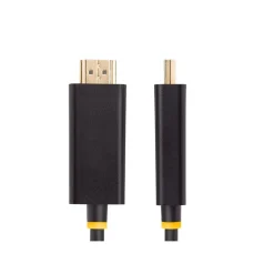 StarTech 10' Active DisplayPort to HDMI Adapter Cable, Male to Male, Black (10F-DP-HDMI-4K60-HDR)