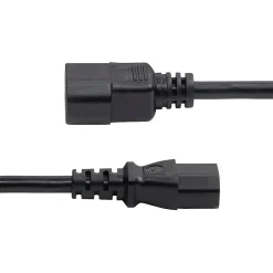 StarTech 2' C14 to C13 Power Cable, Male to Female, Black (8713-8200-POWER-CORD)
