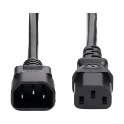 StarTech 2' C14 to C13 Power Cable, Male to Female, Black (8713-8200-POWER-CORD)