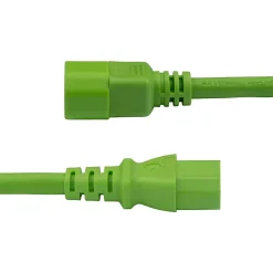 StarTech 6' C14 to C15 Power Cable, Male to Female, Green (8915-4606-POWER-CORD)