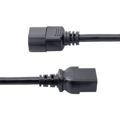 StarTech 6' C14 to C19 Power Cable, Male to Female, Black (PXTC14C19146)