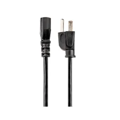 StarTech 10' Computer Power Cord, NEMA 5-15P toC13, Male to Female, Black, 10/Pack (PXT1011010PK)