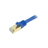 StarTech 20 ft Blue Cat6a Shielded Patch Cable, Cat6a Ethernet Cable, 20ft Cat 6a STP Cable, Snagless RJ45, Long Ethernet Cord
