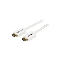 StarTech 23' HDMI Audio/Video Cable, White (HD3MM7MW)