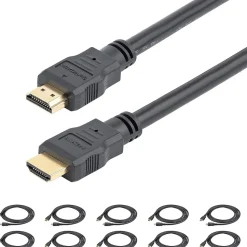 StarTech 6' HDMI to HDMI Video Cable, Male to Male, Black (HDMM610PK)