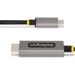 StarTech 3.3' 8K USB-C to HDMI Adapter Cable, Male to Male, Space Gray (134B-USBC-HDMI211M)