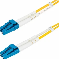 StarTech 82' LC Network to LC/UPC Network Networking Cable, Male, Yellow (SMDOS2LCLC25M)