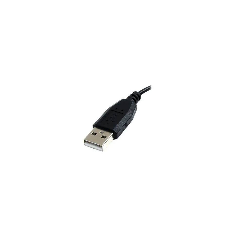 Startech 6' Left Angle USB A To USB Micro B USB Cable, Black (UUSBHAUB6LA)