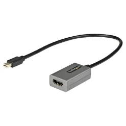 StarTech 1' Mini DisplayPort to Display Port Audio/Video Monitor Cable, Black (MDP2HDEC)