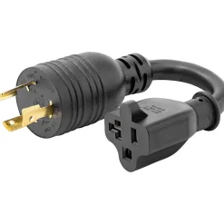 StarTech 6' NEMA L5-20P to NEMA 5-20R Power Cord, Male to Female, Black (K31D-2U00-POWER-CORD)
