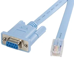 Startech 6' RJ45 to DB9 Cisco Console Management Router Cable, Blue (DB9CONCABL6)