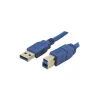 Startech® 1' Superspeed A To B Male/Male USB 3.0 Cable, Blue