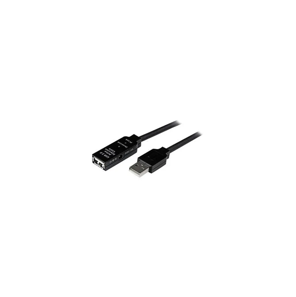 StarTech 16.4' USB 2.0 Male to Female Extension Cable, Black