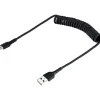 StarTech 20" USB-A to Lightning Cable, Male to Male, Black (RUSB2ALT50CMBC)