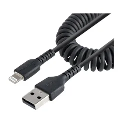 StarTech 20" USB-A to Lightning Cable, Male to Male, Black (RUSB2ALT50CMBC)