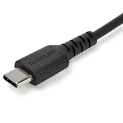 StarTech 6.6' USB-A to USB-C Power Cable, Male to Male, Black (RUSB2AC2MB)