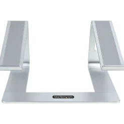 StarTech 10.2" x 10.2" Aluminum Laptop Stand, Silver (LAPTOP-STAND-SILVER)