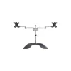StarTech Dual Monitor Stand - Articulating - For Up to 32" Monitors, Black/Silver (ARMDUALSS)