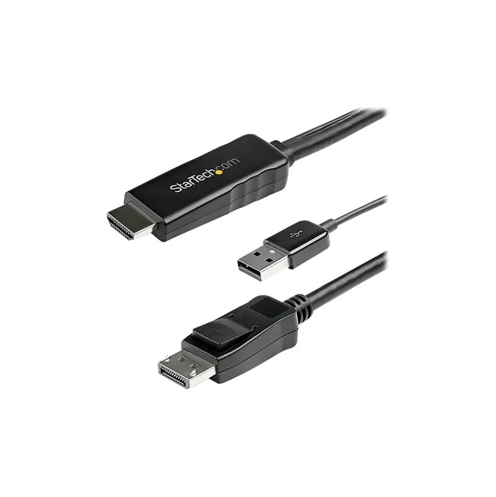 StarTech HD2DPMM2M 6.56' DisplayPort Video Cable, Black