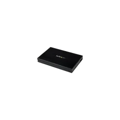 StarTech 2.5IN Serial ATA/150/300/600 USB 3.0 Drive Enclosure, Black