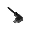 StarTech 1m 3 ft Left Angle Micro-USB Charge-and-Sync Cable M/M, USB 2.0 A to Micro-USB - 28/24 AWG
