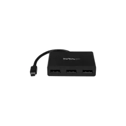StarTech MSTMDP123DP 7.9" Mini DisplayPort to DisplayPort Hub, Black