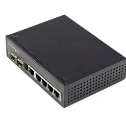 StarTech 6-Port Gigabit Ethernet Unmanaged Switch, 10/100/1000 Mbps (IES1G52UPDIN)