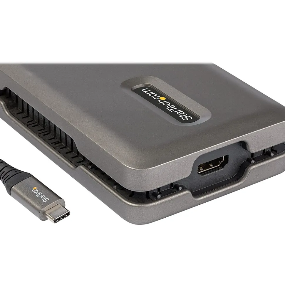 StarTech 2-Port Multiport Adapter USB Hub, Space Gray (DKT31CSDHPD3)