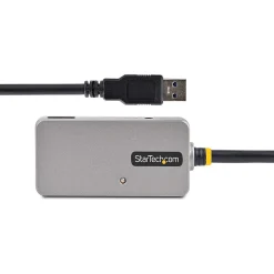 StarTech 4-Port USB 3.0 Extender Hub, Silver/Black (U01043-USB-EXTENDER)