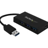 StarTech 4-Port USB 3.0 Hub, Black (HB30A3A1CFB)