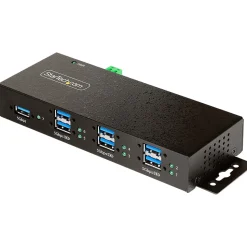 StarTech 7-Port USB 3.2 Hub, Black (5G7AINDRM-USB-A-HUB)